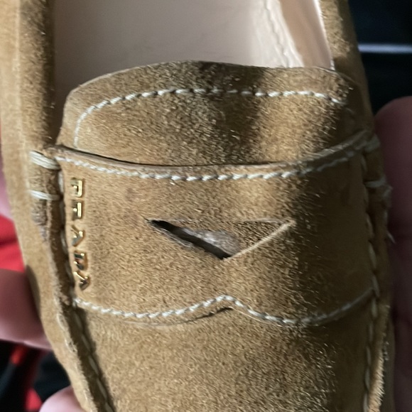 Prada Suede Moccasin Style Flats - Picture 6 of 6